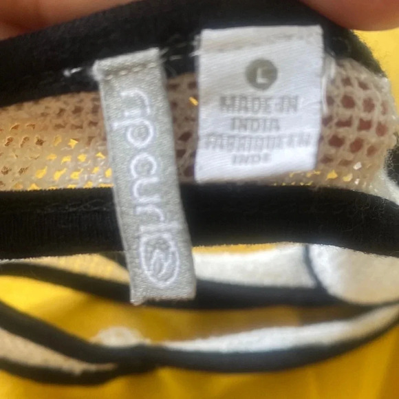 Rip Curl surf black/white striped maxi viscose dress suze large - Picture 7 of 7